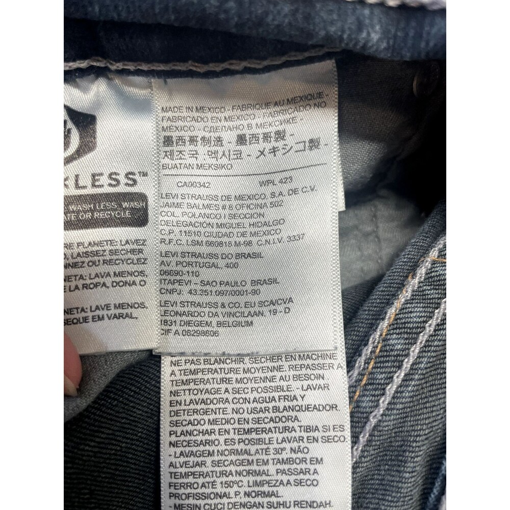 Levi's 505 Jeans Mens 42x30(39x28.50)Regular Fit Straight Blue Denim Medium Wash - Picture 6 of 11